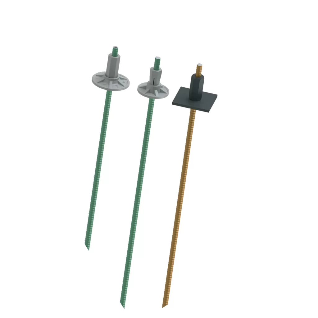 Fully Threaded Resin Anchor Glass Fiber Reinforced Rod — view 1