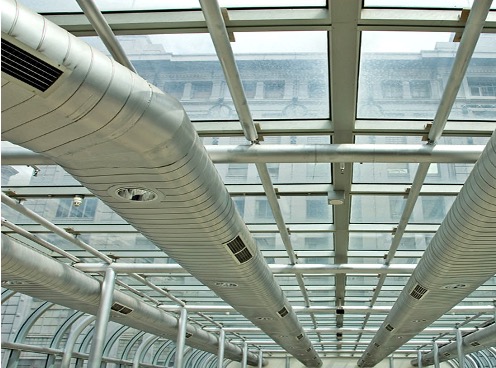 Spiral flat oval ducts